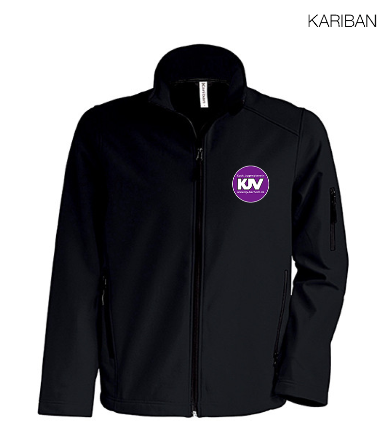 Kariban Kinder Softshelljacke Black "Anton"